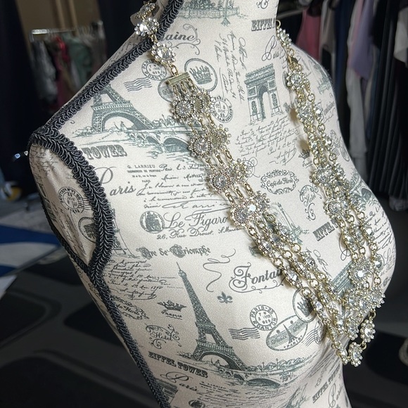 Layered Bohemian Bronze Statement Necklace - Picture 4 of 9